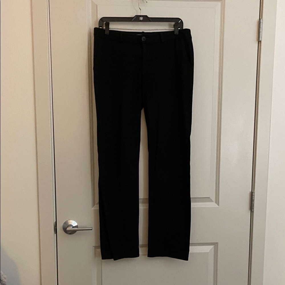GAP True Straight 2 Way Stretch Black Ankle Pants